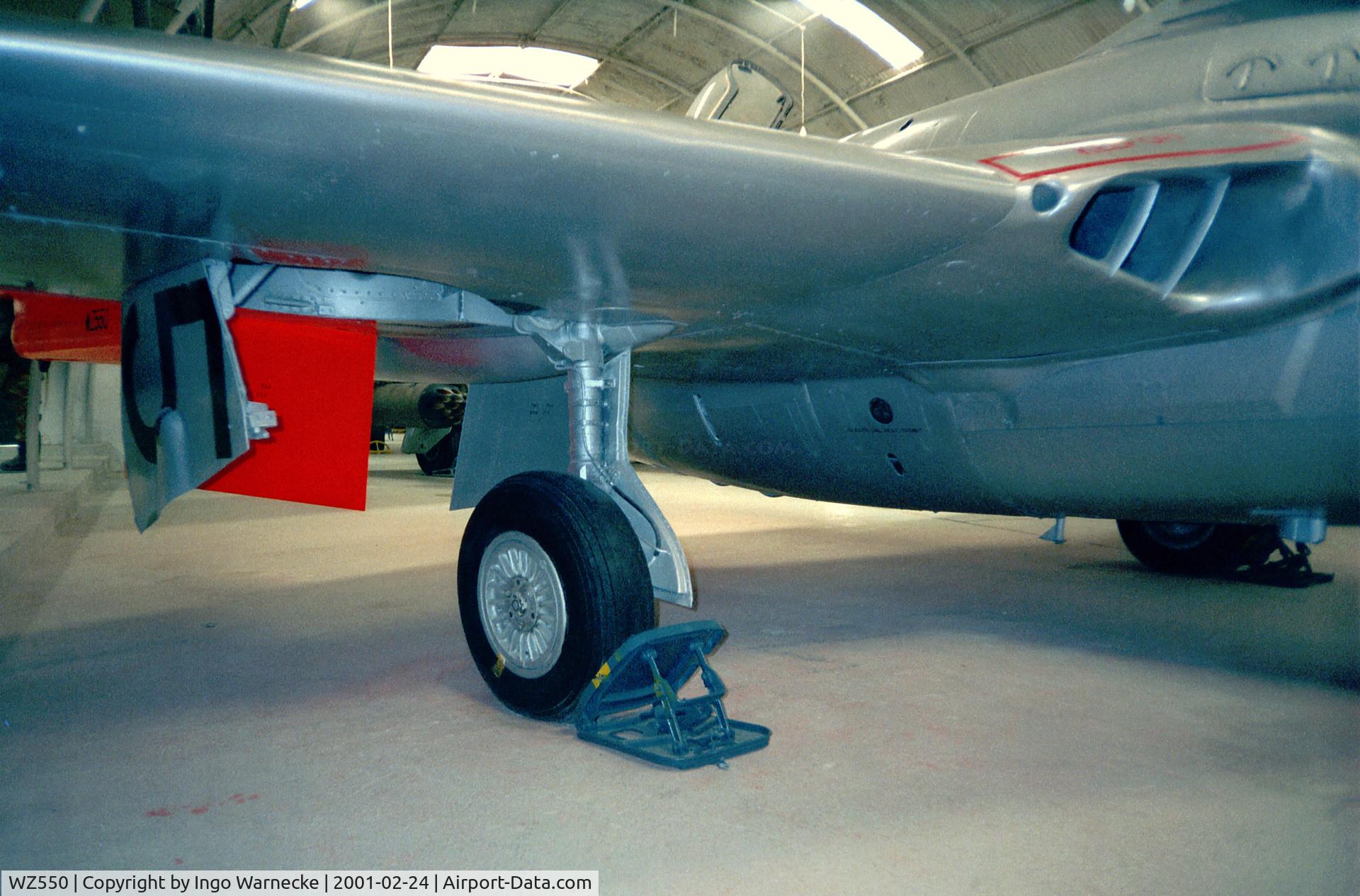 WZ550, 1953 De Havilland DH-115 Vampire T.11 C/N 15109, De Havilland D.H.115 Vampire T11 at the Malta Aviation Museum at Ta'Qali