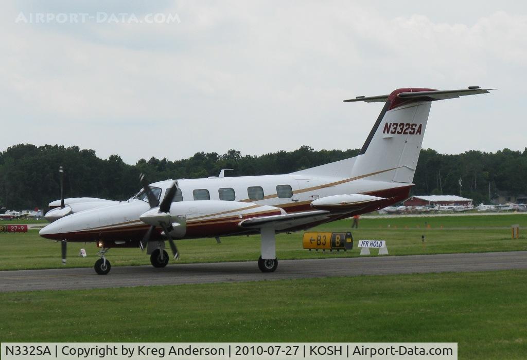 N332SA, 1985 Piper PA-42-1000 Cheyenne IV C/N 42-5527025, EAA AirVenture 2010