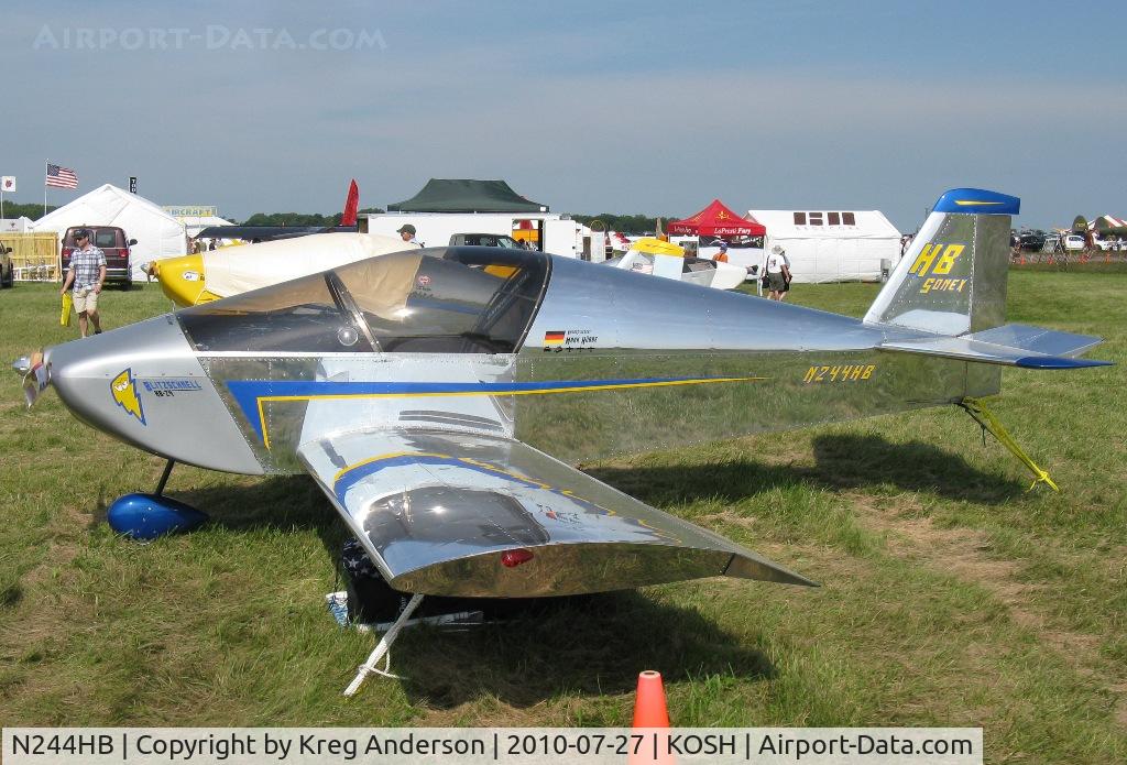 N244HB, Sonex Sonex C/N 24, EAA AirVenture 2010
