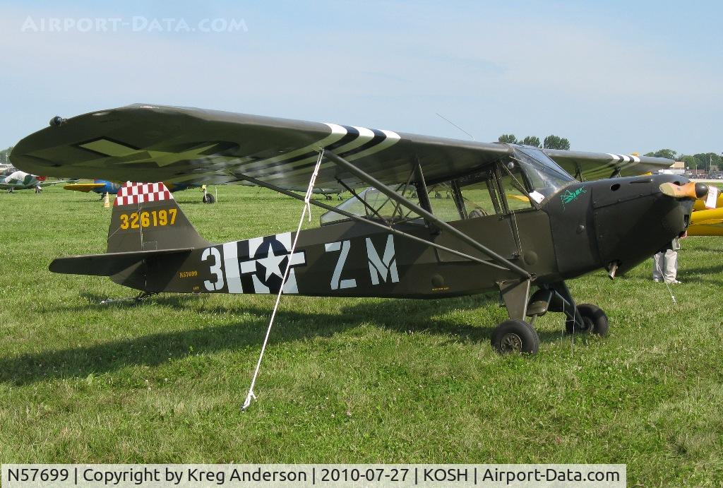 N57699, 1943 Taylorcraft DCO-65 C/N 5509, EAA AirVenture 2010