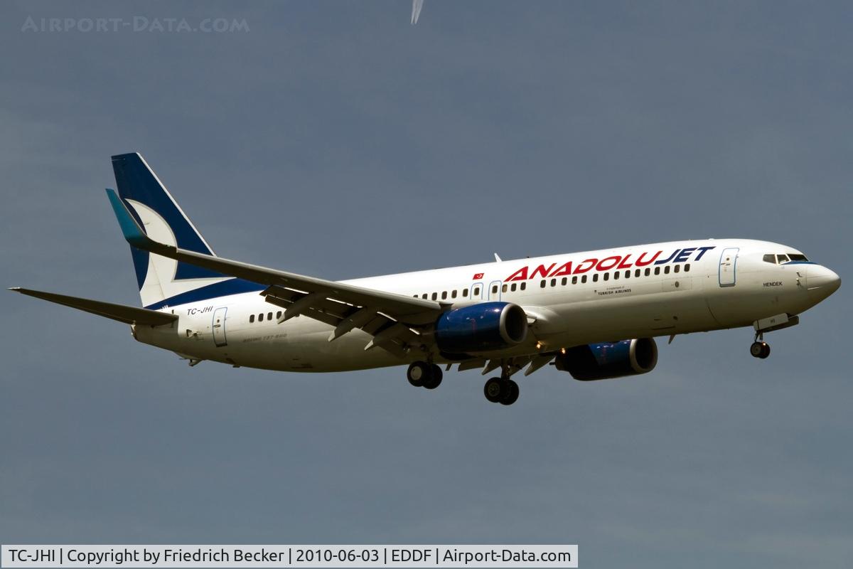 TC-JHI, 2007 Boeing 737-8FH C/N 35092, on final RW07R