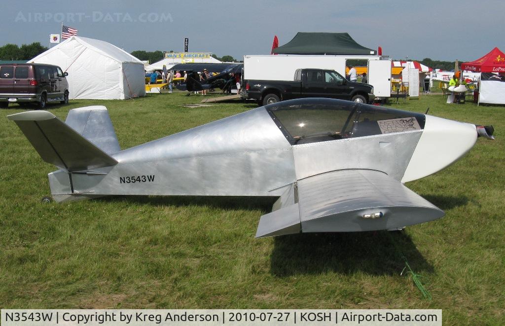 N3543W, Sonex Waiex C/N W0041, EAA AirVenture 2010