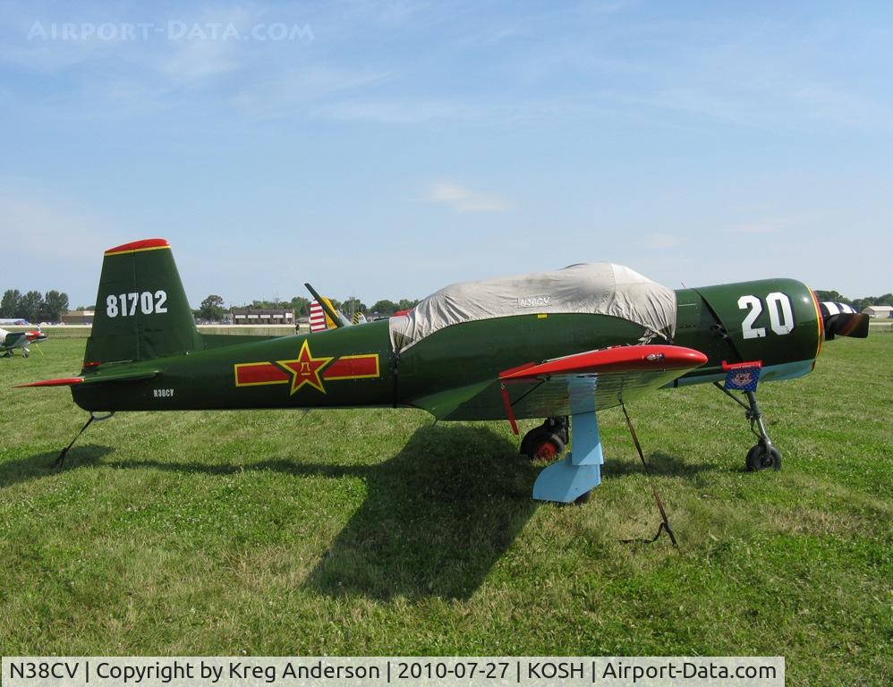N38CV, Nanchang CJ-6 C/N 2432073, EAA AirVenture 2010