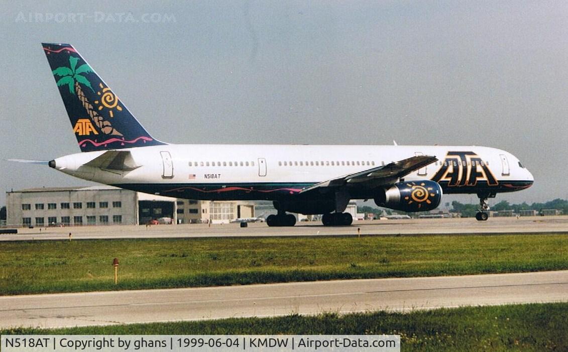 N518AT, 1996 Boeing 757-23N C/N 27974, America Trans Air nice livery