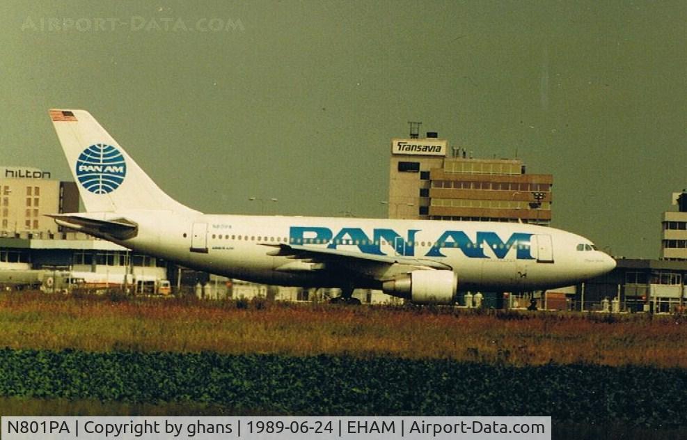 N801PA, 1985 Airbus A310-221 C/N 288, Pan Am