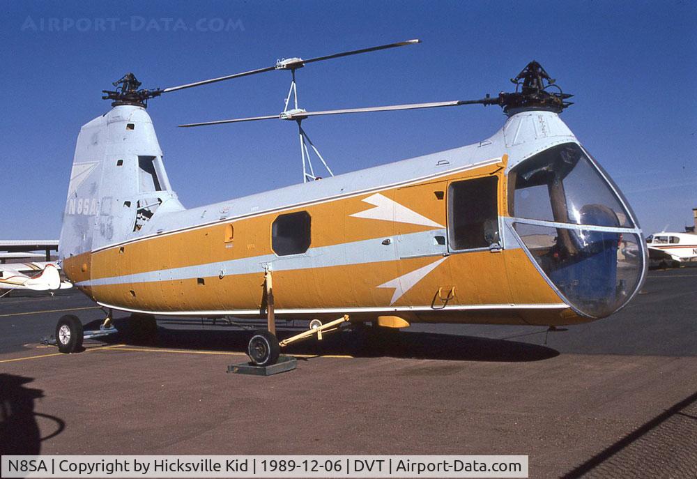 N8SA, Piasecki UH-25B Retriever C/N 128519, Taken 6 December 1989 at Deer Valley Airport near Phoenix, AZ