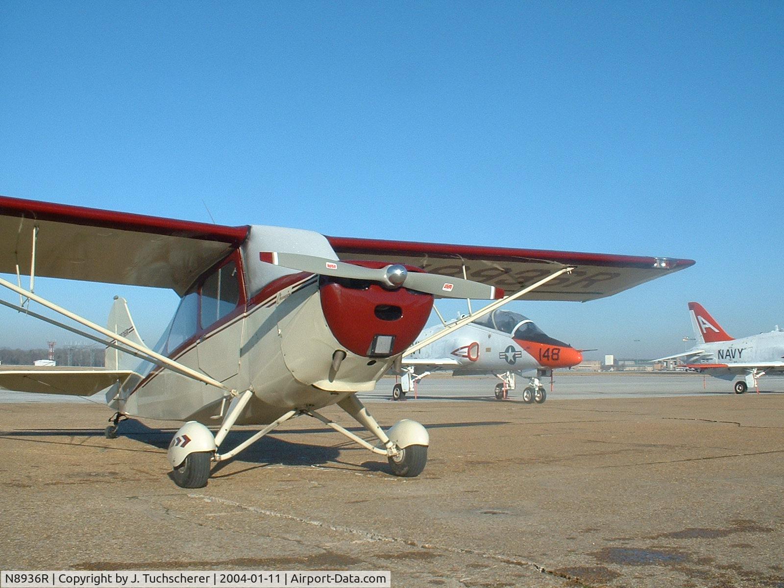 N8936R, 1960 Champion 7EC C/N 7JC9, Frosty morning in Meridian, MS