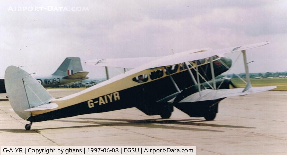 G-AIYR, 1943 De Havilland DH-89A Dominie/Dragon Rapide C/N 6676, at the Duxford open day 1997