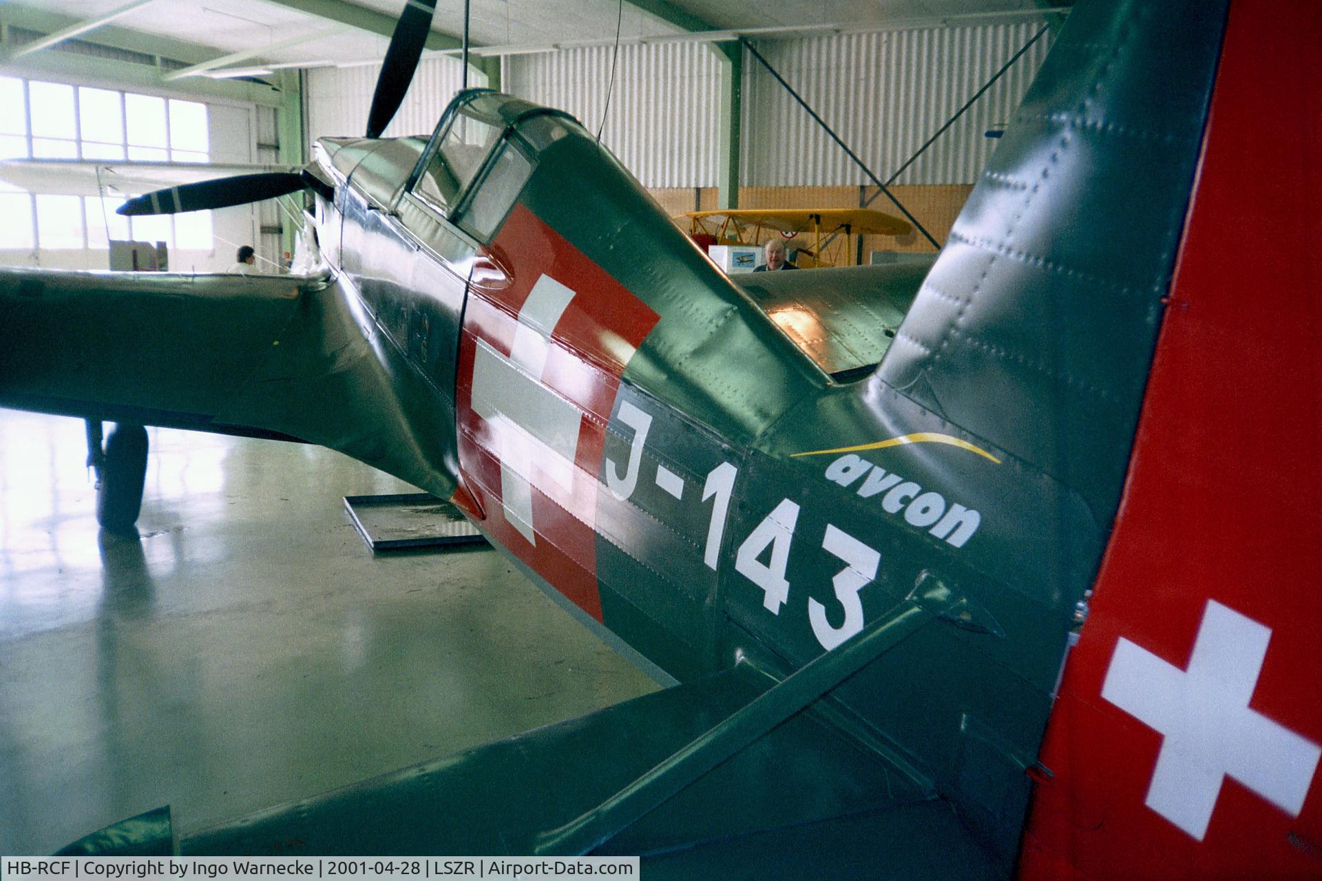 HB-RCF, 1942 Morane-Saulnier D-3801 (MS-412) C/N 194, Morane-Saulnier (EFW) D-3801 / MS.406 C-1 at the Fliegermuseum Altenrhein