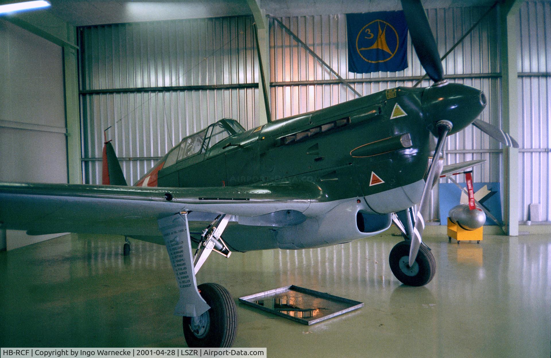HB-RCF, 1942 Morane-Saulnier D-3801 (MS-412) C/N 194, Morane-Saulnier (EFW) D-3801 / MS.406 C-1 at the Fliegermuseum Altenrhein