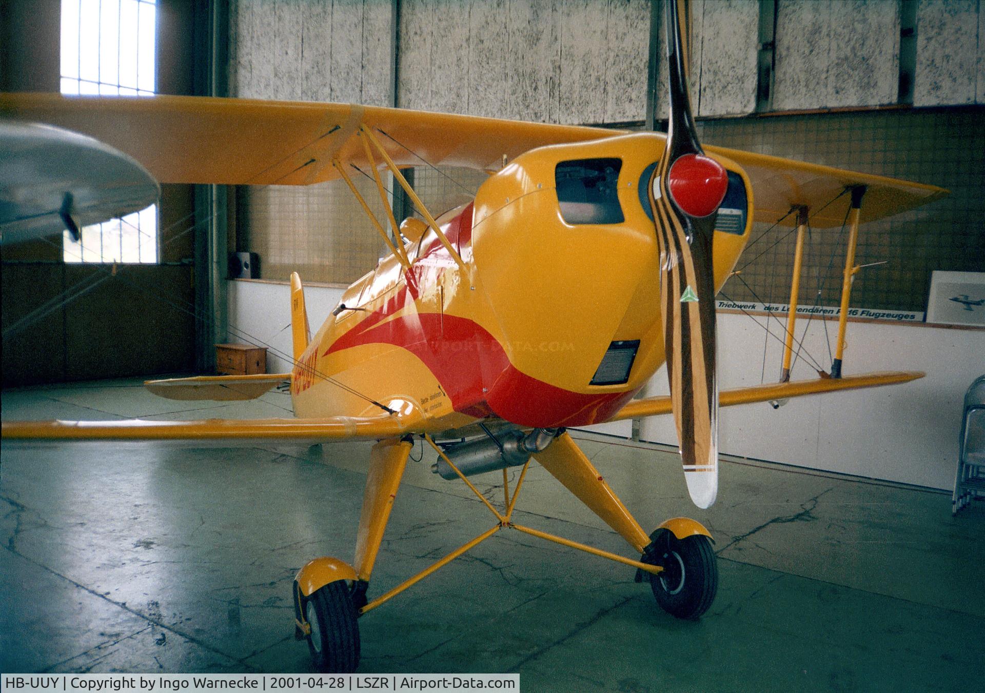 HB-UUY, 1936 Doflug Bu-131B Jungmann C/N 10, Bücker (FFA) Bü 131 APM Jungmann (Lycoming engine) at the Fliegermuseum Altenrhein