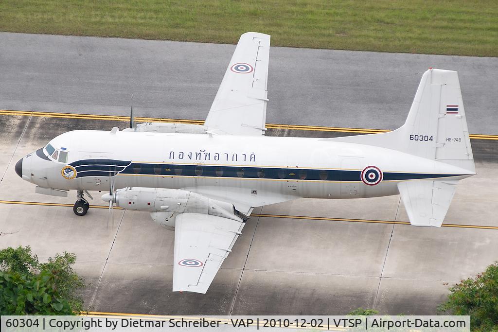 60304, 1968 Hawker Siddeley HS.748 Series 2 C/N 1644, Royal Thai Air Force HS748