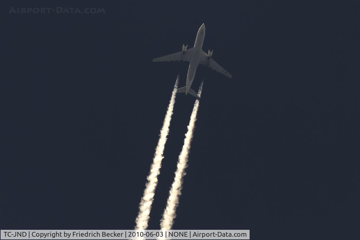 TC-JND, 2006 Airbus A330-203 C/N 754, Turkish Airlines A330 cruising high