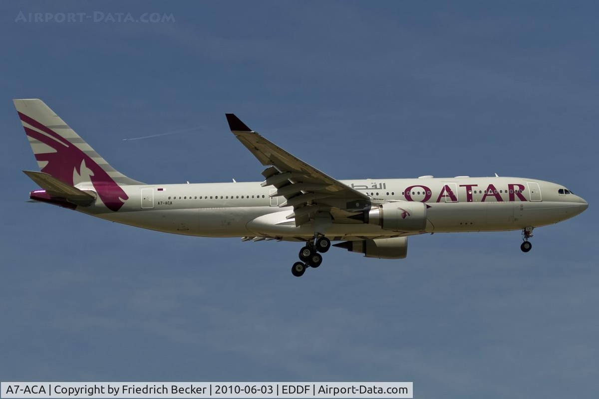 A7-ACA, 2002 Airbus A330-203 C/N 473, on final RW07R