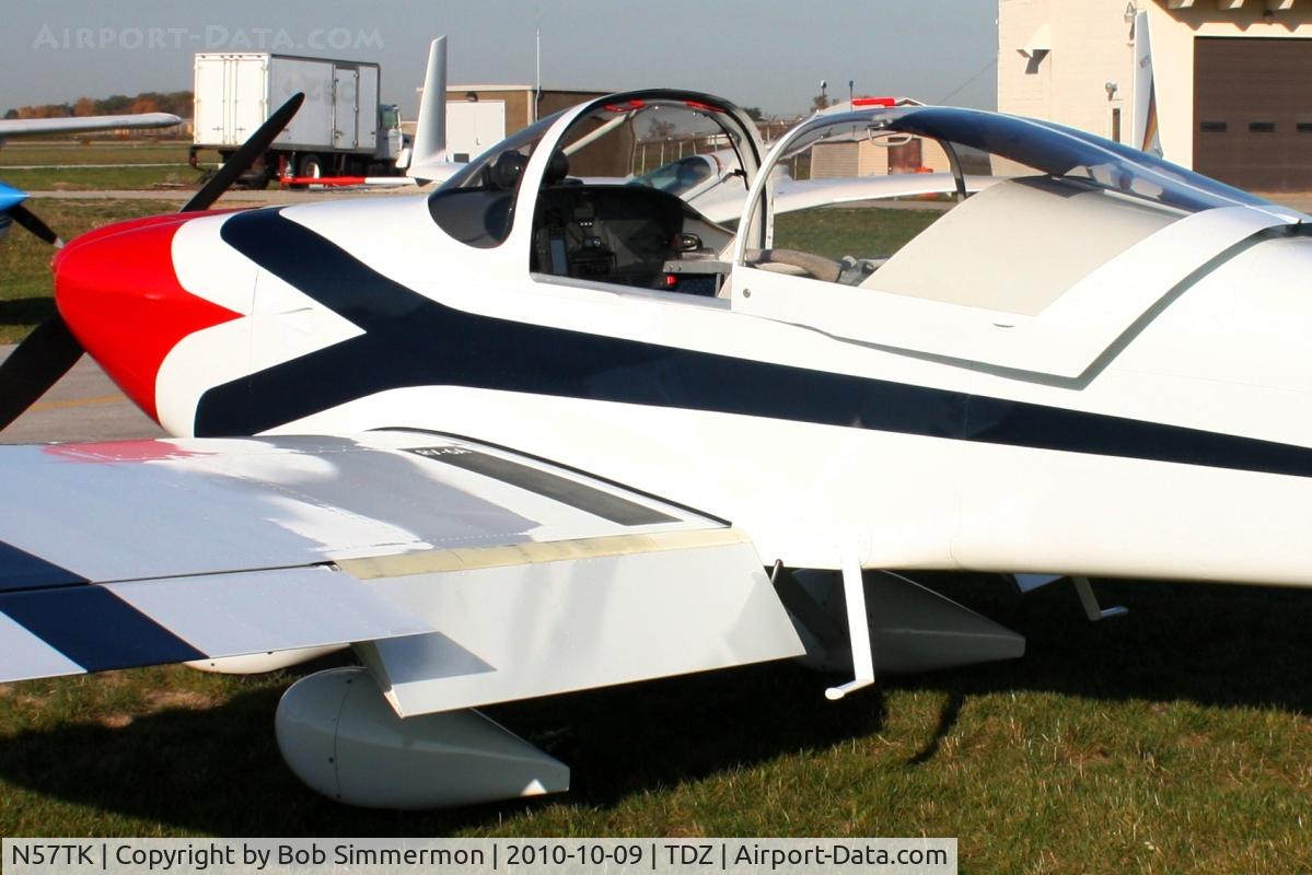N57TK, 2005 Vans RV-6A C/N 24704, On the ramp at Toledo-Metcalf, EAA breakfast fly-in.