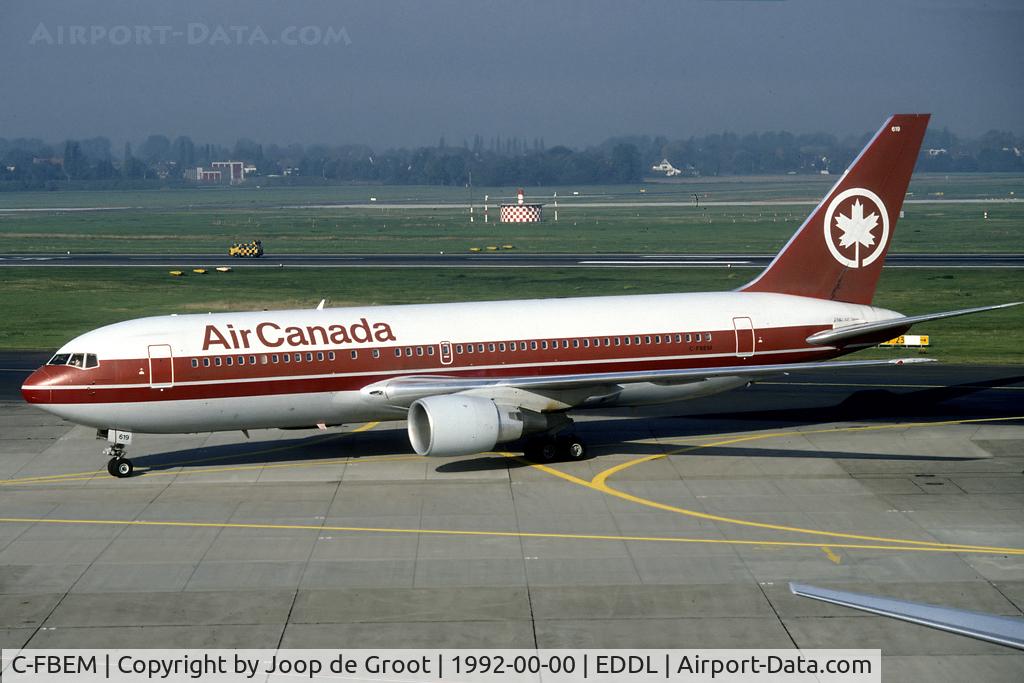 C-FBEM, 1989 Boeing 767-233 C/N 24325, the classic photo spot at Dusseldorf.