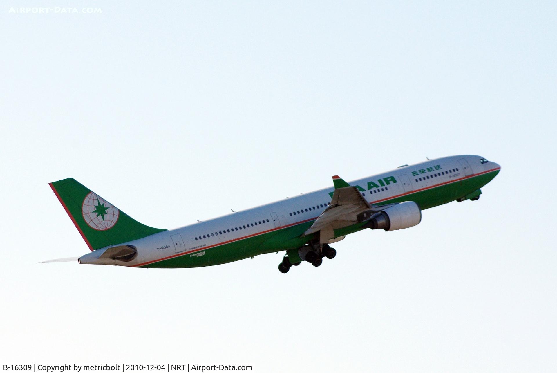 B-16309, 2005 Airbus A330-203 C/N 661, Take off from Narita