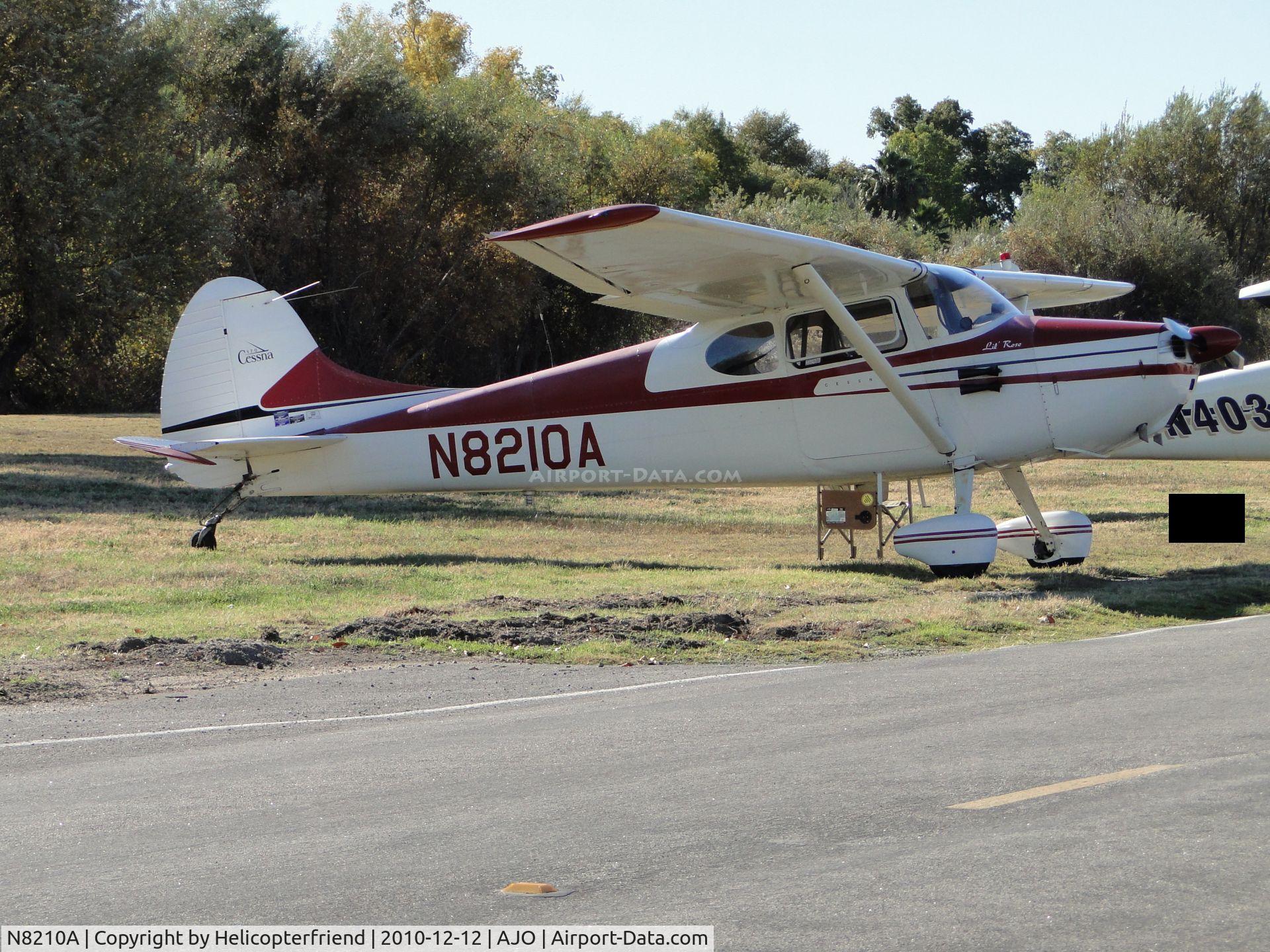N8210A, 1952 Cessna 170B C/N 25062, Parked on the grass