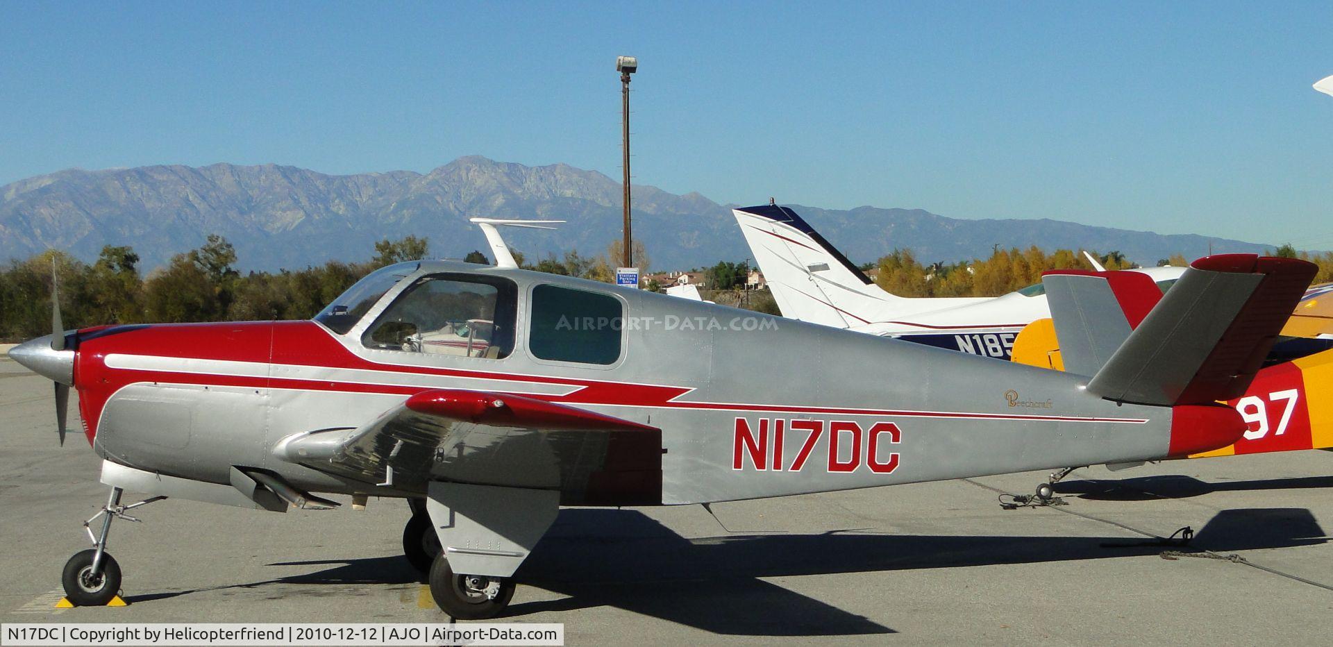 N17DC, 1950 Beech B35 Bonanza C/N D-2669, Just parked