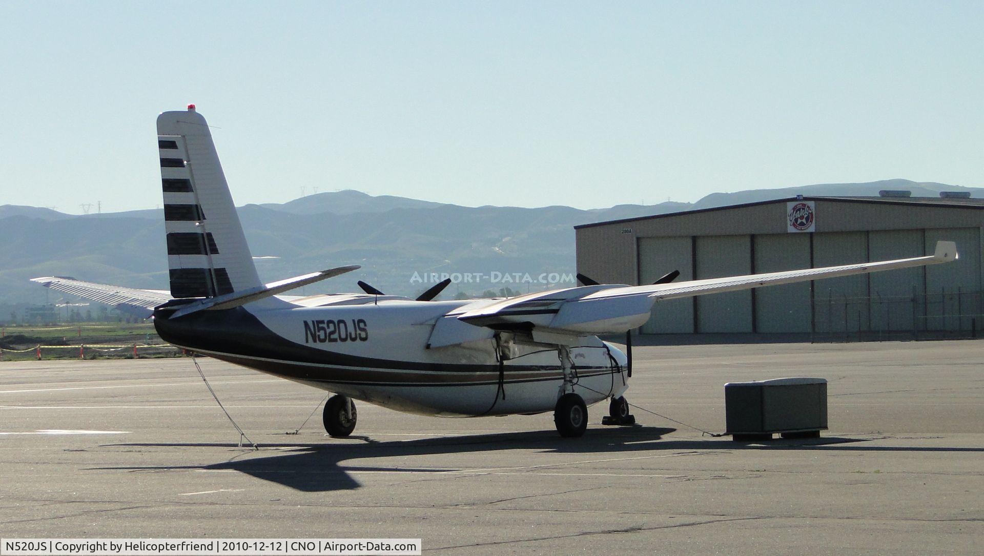 N520JS, 1961 Aero Commander 500-A C/N 500A-1130-60, Parked north of the runways