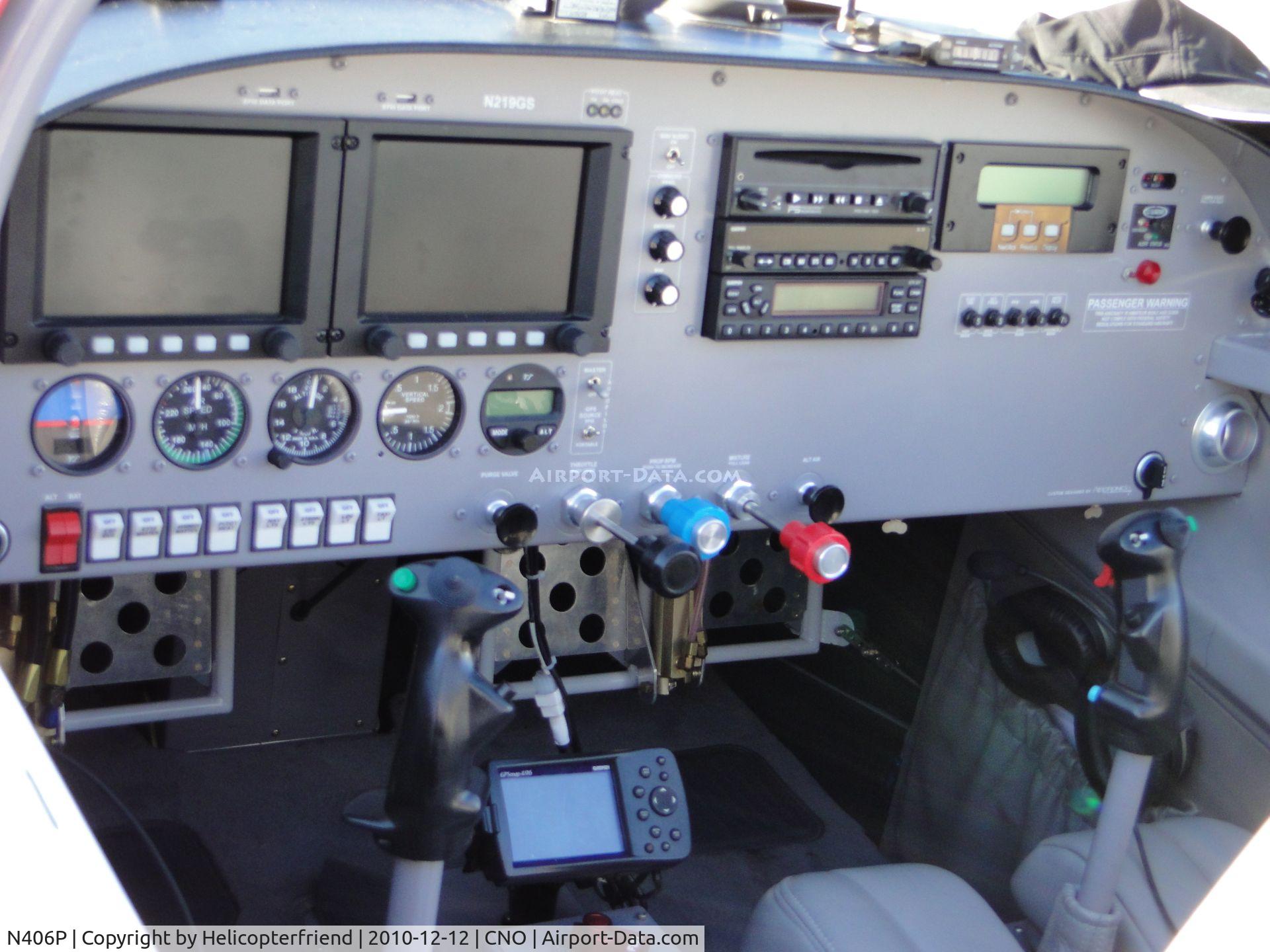 N406P, Vans RV-7 C/N 72839, Cockpit area