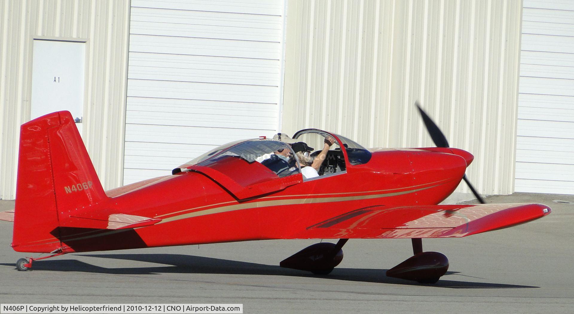 N406P, Vans RV-7 C/N 72839, Taxiing to the runway