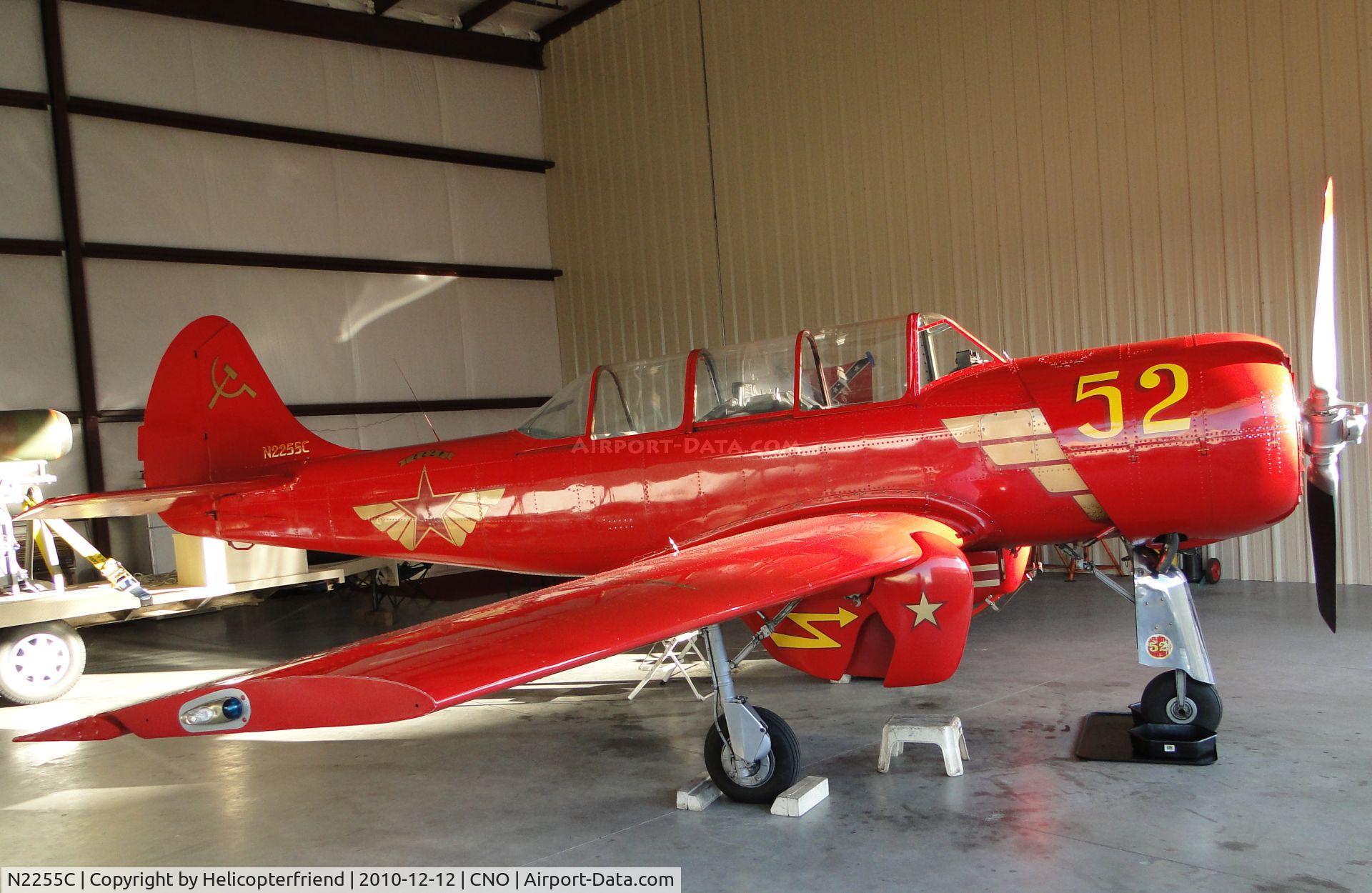 N2255C, 1985 Yakovlev Yak-52 C/N 855605, Back in the hanger