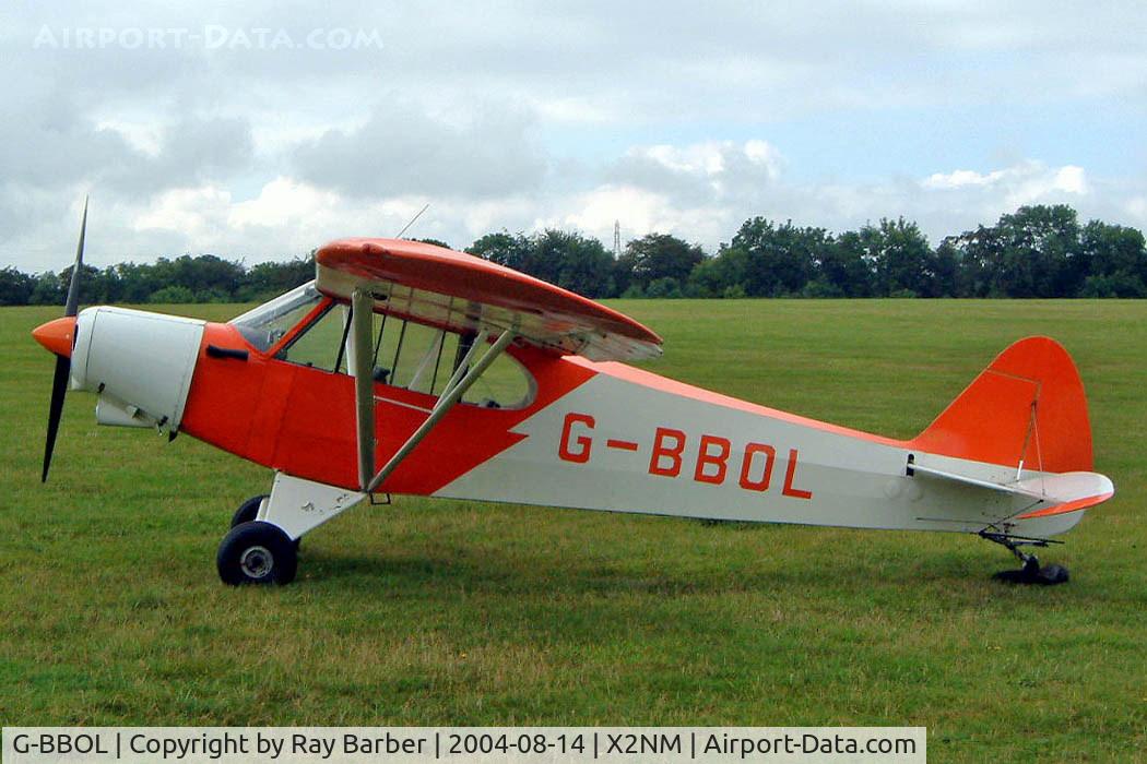 G-BBOL, 1960 Piper PA-18-150 Super Cub C/N 18-7561, Piper PA-18-150 Super Cub [18-7561] Nympsfield~G 14/08/2004