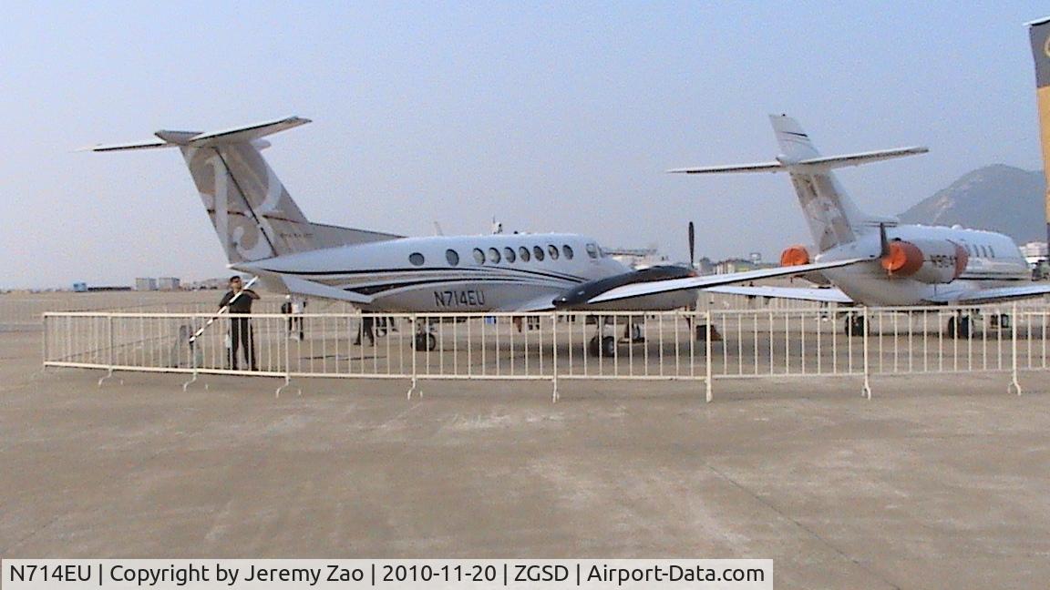 N714EU, 2010 Hawker Beechcraft 350i King Air (B300) C/N FL-714, Shot at Airshow China