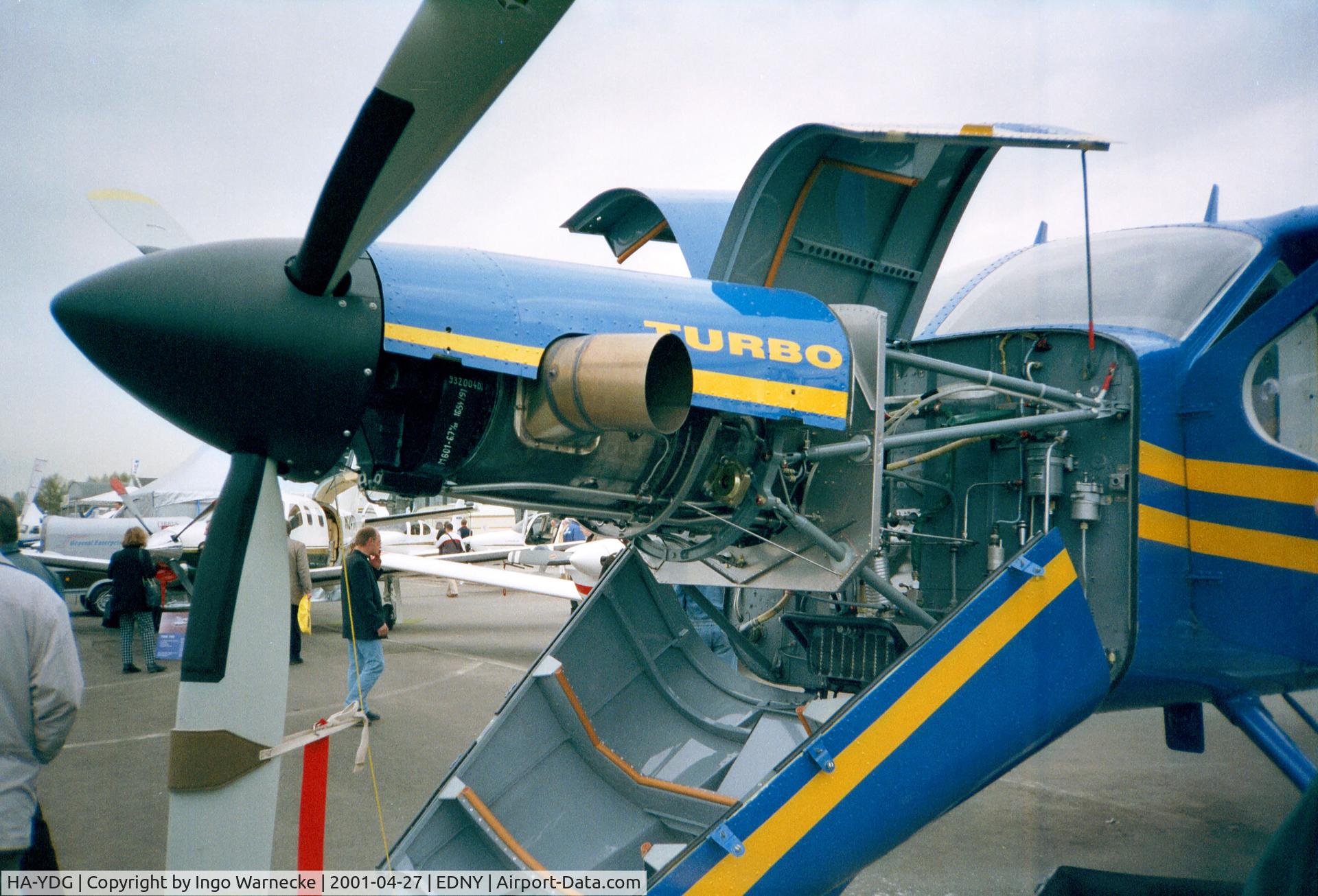 HA-YDG, Technoavia SMG-92 Turbo Finist C/N 00-004, Technoavia SMG-92 Turbo Finist at the AERO 2001, Friedrichshafen