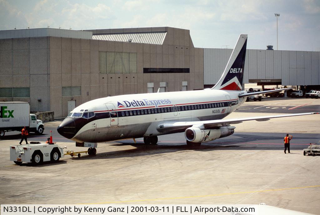 N331DL, 1984 Boeing 737-232 C/N 23103, Delta Express 737 @ FLL