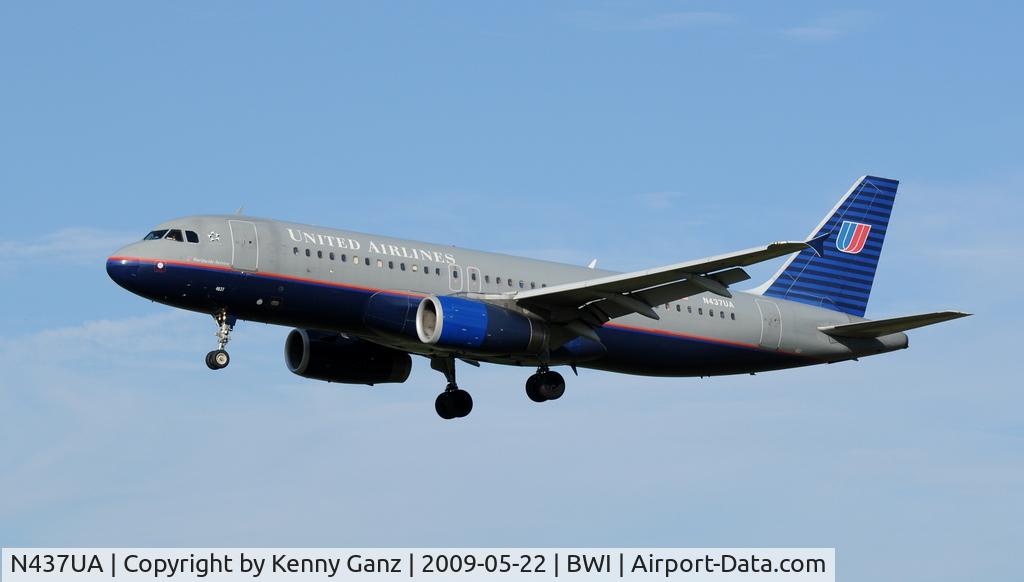 N437UA, 1997 Airbus A320-232 C/N 655, UAL A320