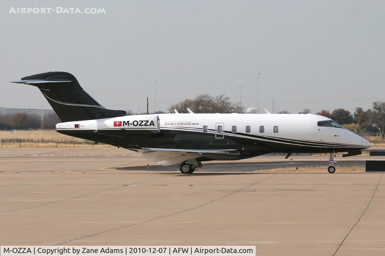 M-OZZA, 2004 Bombardier Challenger 300 (BD-100-1A10) C/N 20014, Isle of Man registered Challenger 300 at Alliance Airport - Fort Worth, TX