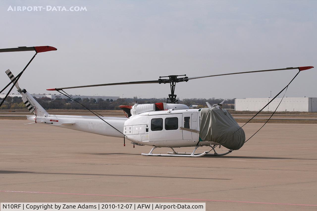 N10RF, 1973 Bell UH-1H Iroquois C/N 13403 (73-21715), One of six Dyncorp UH-1H's on the ramp at Alliance Airport - Fort Worth, TX ( These aircraft may be for use in Iraq)