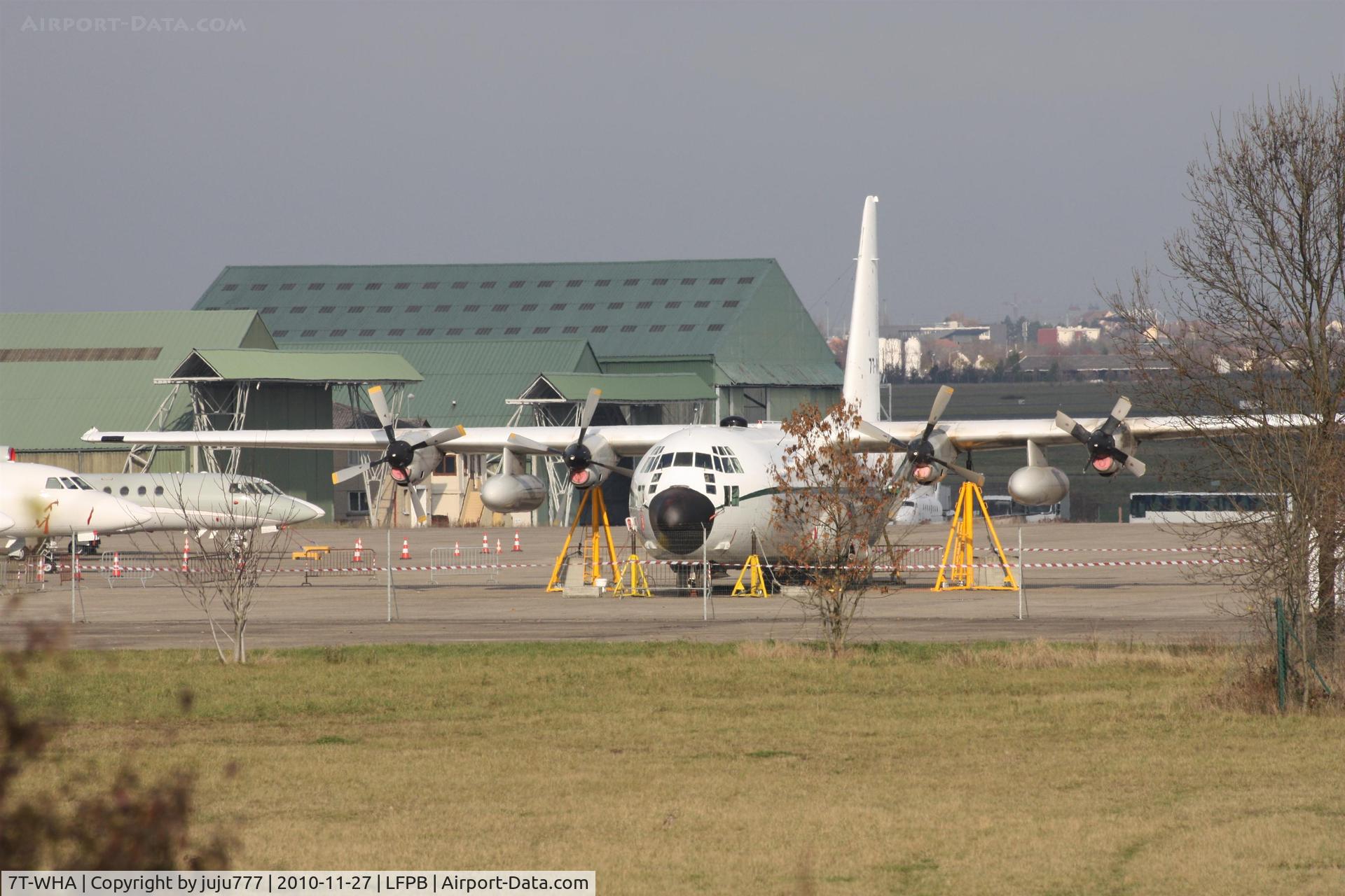 7T-WHA, 1984 Lockheed C-130H-30 Hercules C/N 382-4997, blade of engine 1 cut at 2/3 off lengh