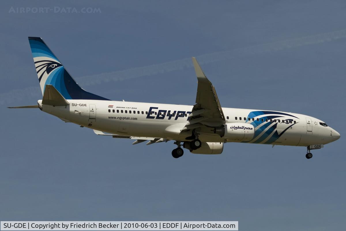 SU-GDE, 2009 Boeing 737-866 C/N 35569, on final RW07R