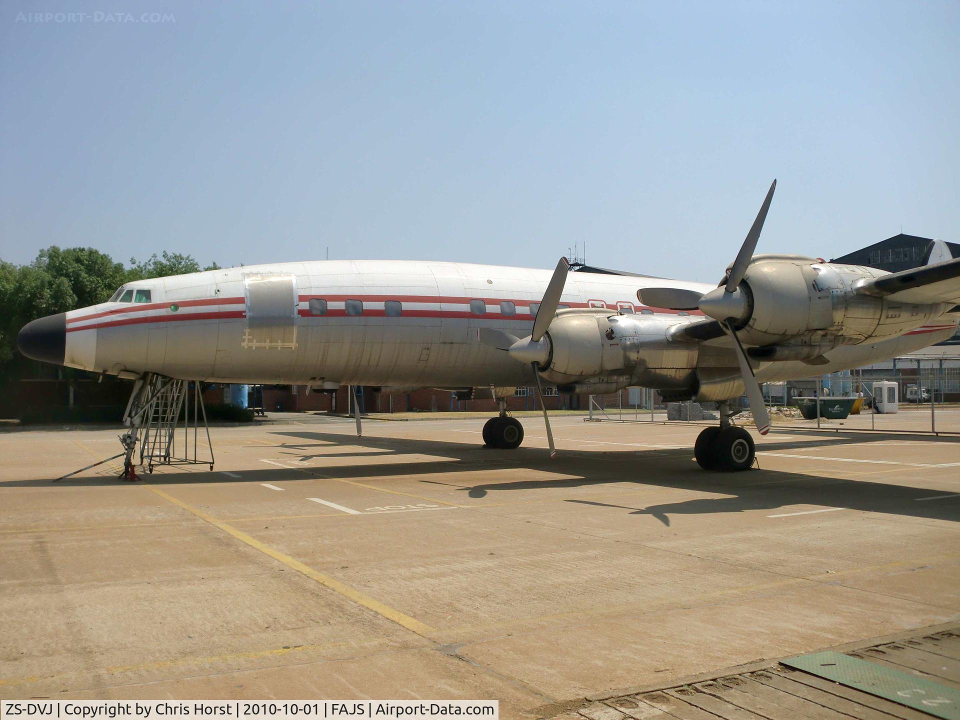 ZS-DVJ, 1957 Lockheed L-1649A-98 Starliner C/N 1042, Stored for the SAA museum