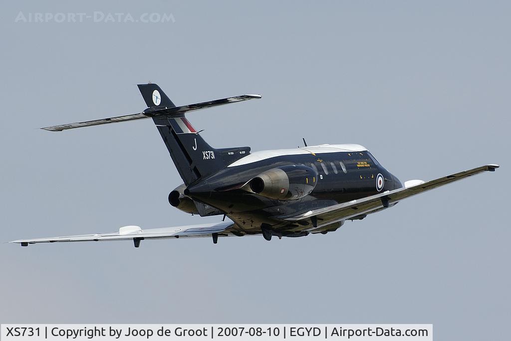 XS731, 1966 Hawker Siddeley HS.125 Dominie T.1 C/N 25055, multi engine jet and navigation trainer of the RAF