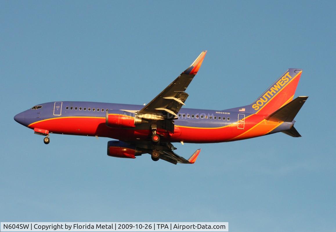 N604SW, 1995 Boeing 737-3H4 C/N 27955, Southwest 737-300