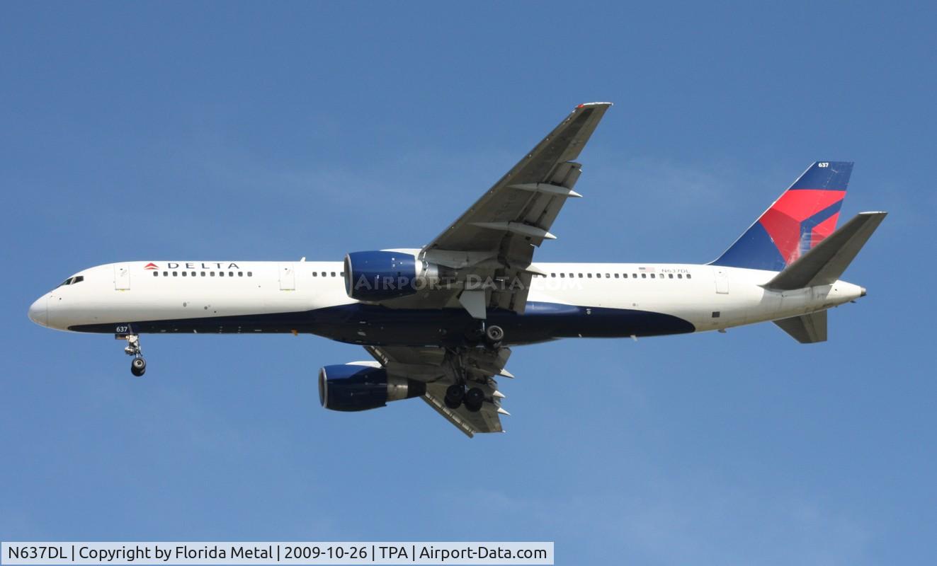 N637DL, 1988 Boeing 757-232 C/N 23760, Delta 757-200