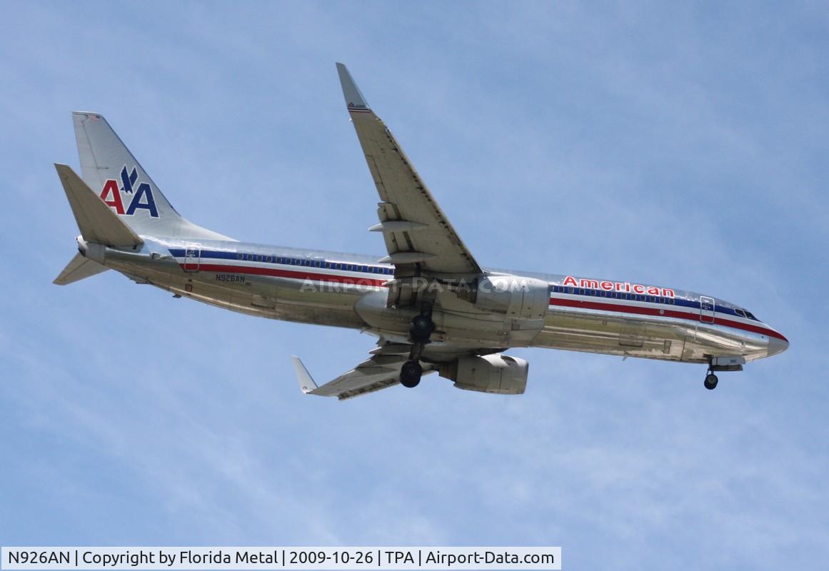 N926AN, 2000 Boeing 737-823 C/N 29527, American 737-800