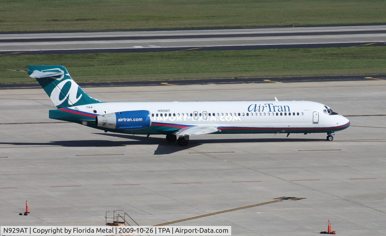 N929AT, 2000 Boeing 717-200 C/N 55075, Air Tran 717