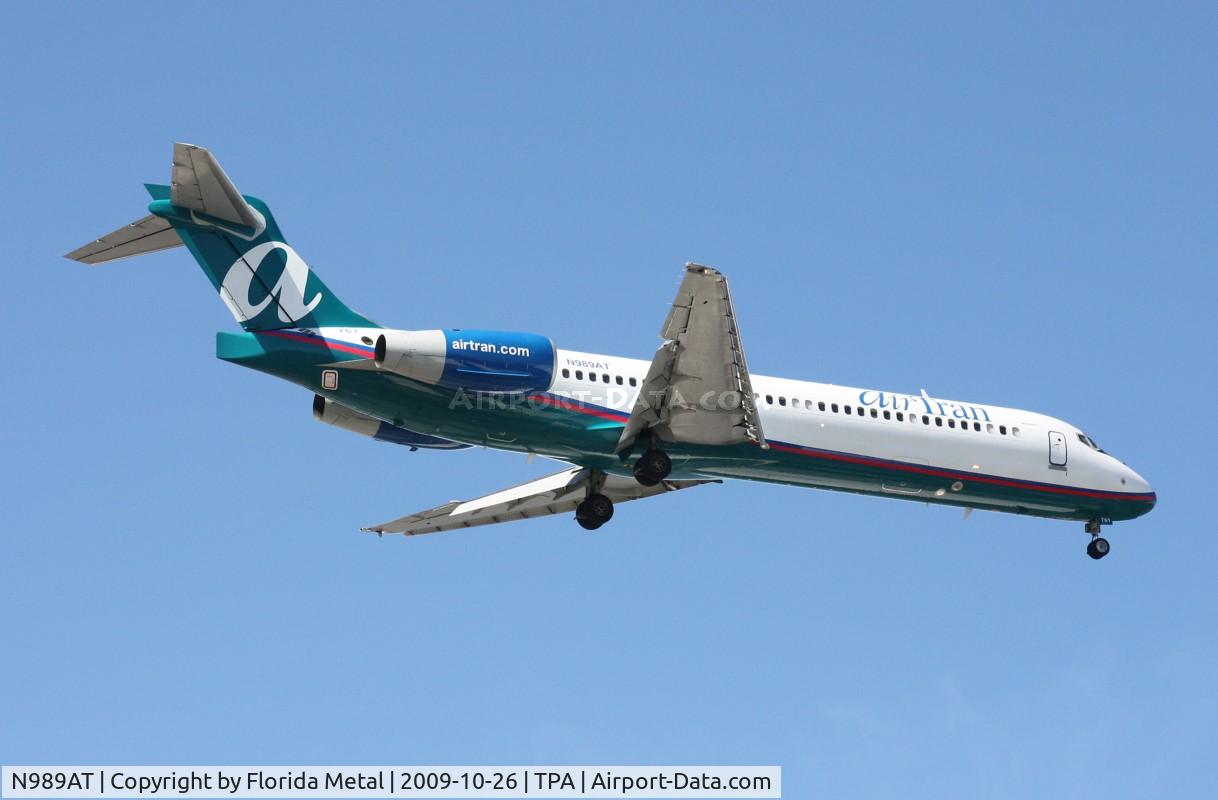 N989AT, 2001 Boeing 717-200 C/N 55152, Air Tran 717