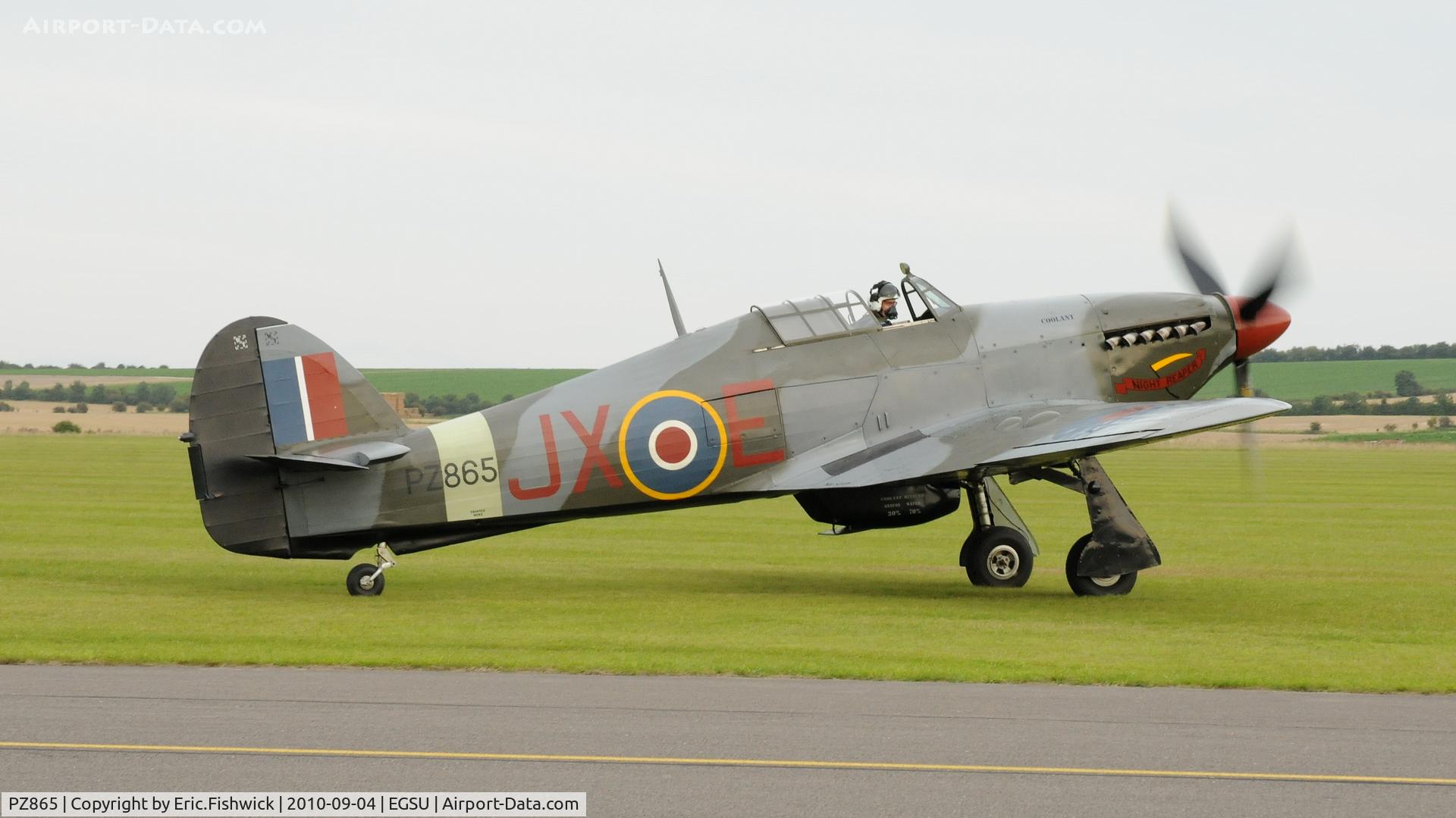 PZ865, 1944 Hawker Hurricane IIC C/N PZ865, PZ865 (Royal Air Force) at Duxford's wonderful Battle of Britain Air Display 2010