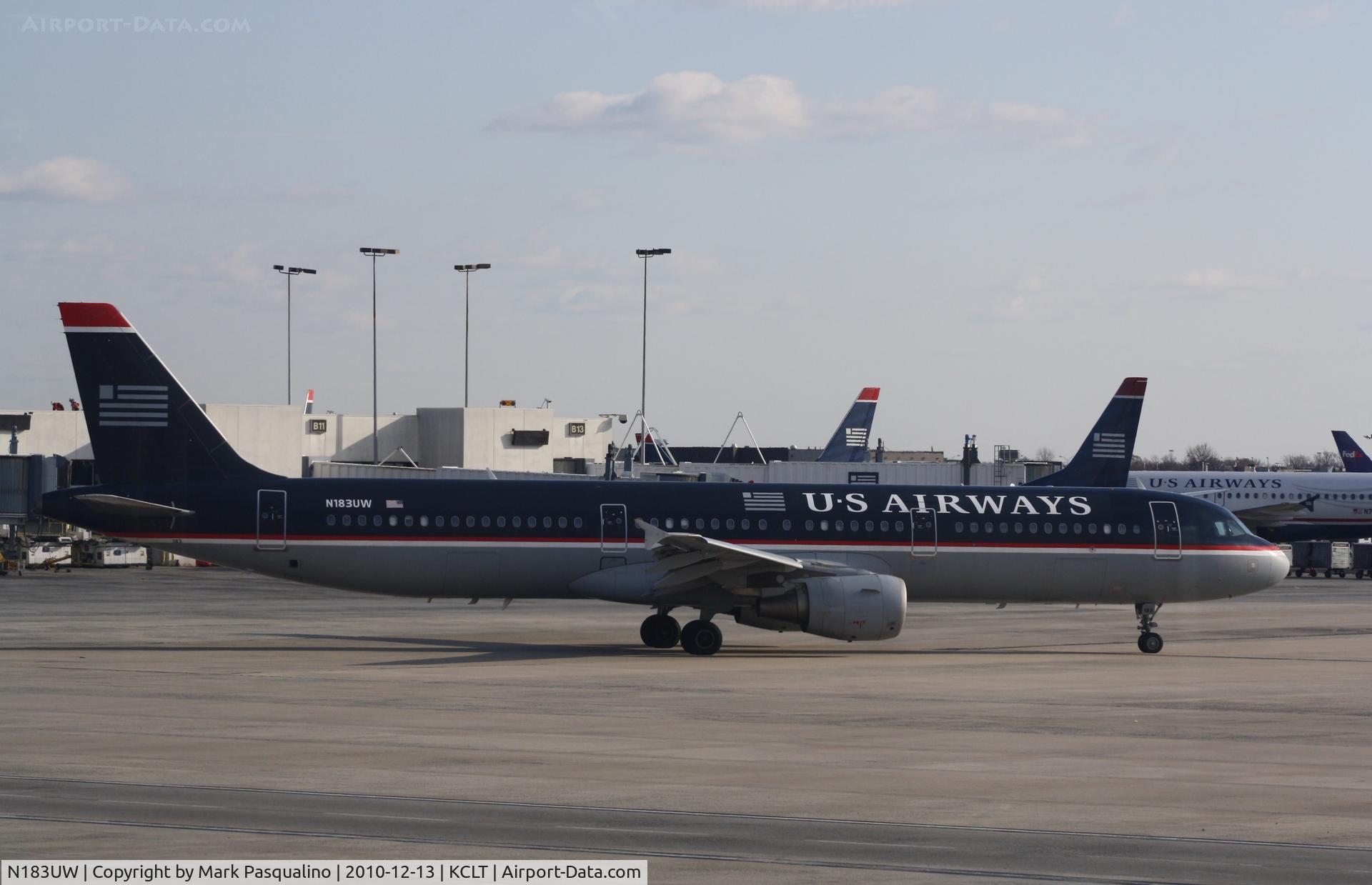 N183UW, 2001 Airbus A321-211 C/N 1539, Airbus A321