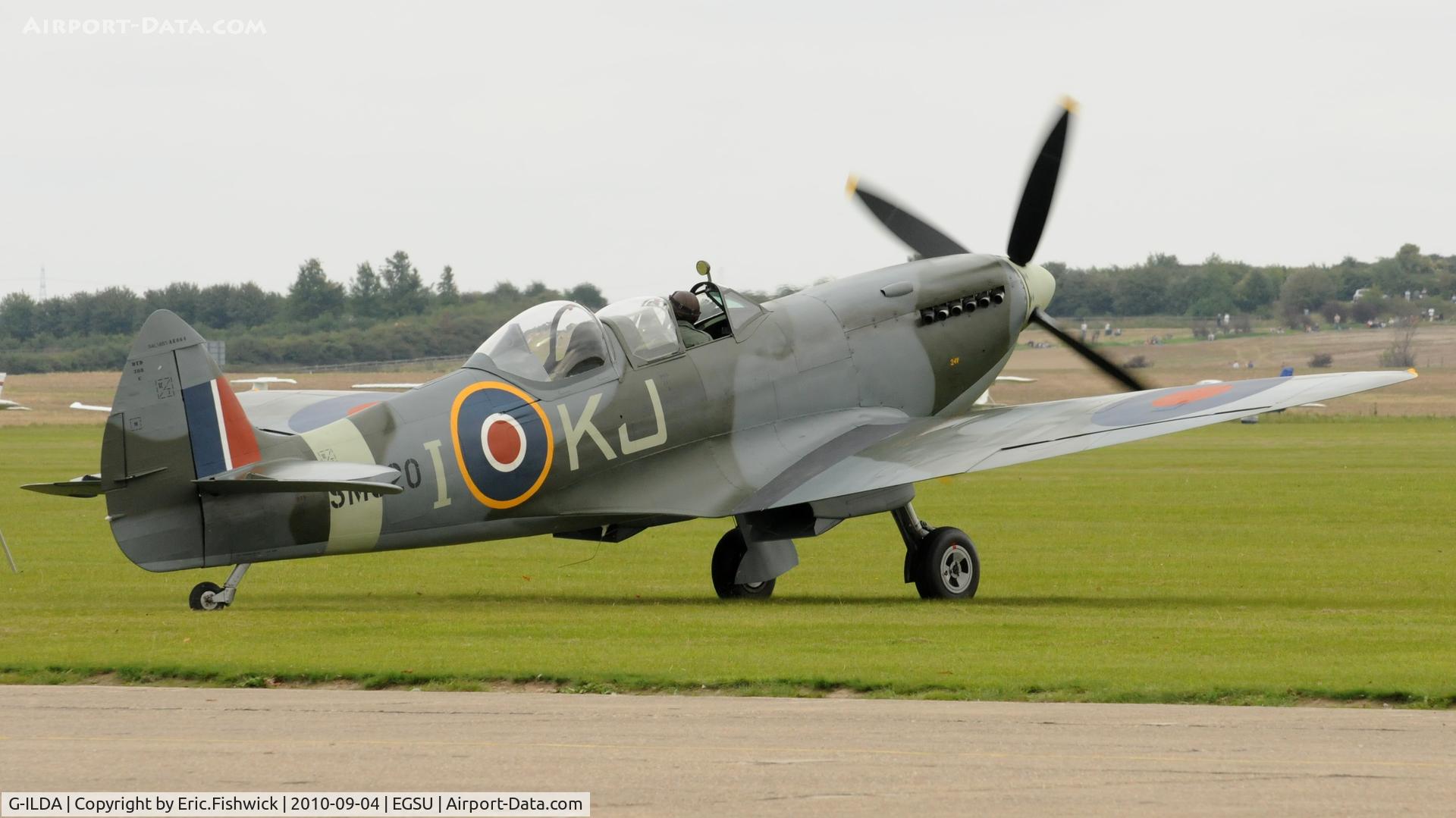 G-ILDA, 1944 Supermarine 509 Spitfire TR.IXc C/N CBAF.10164, 2. SM520 (Spitfire Display Limited) at Duxford's wonderful Battle of Britain Air Display 2010