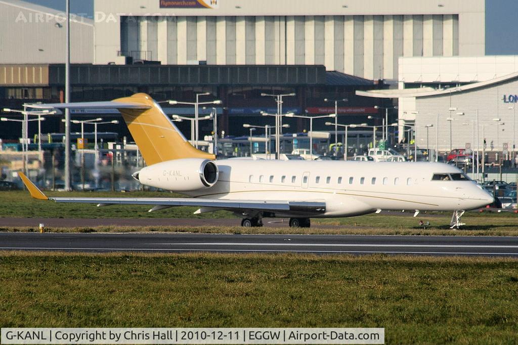 G-KANL, 2010 Bombardier BD-700-1A10 Global Express C/N 9331, Ocean Sky Global Express taxying to RW26