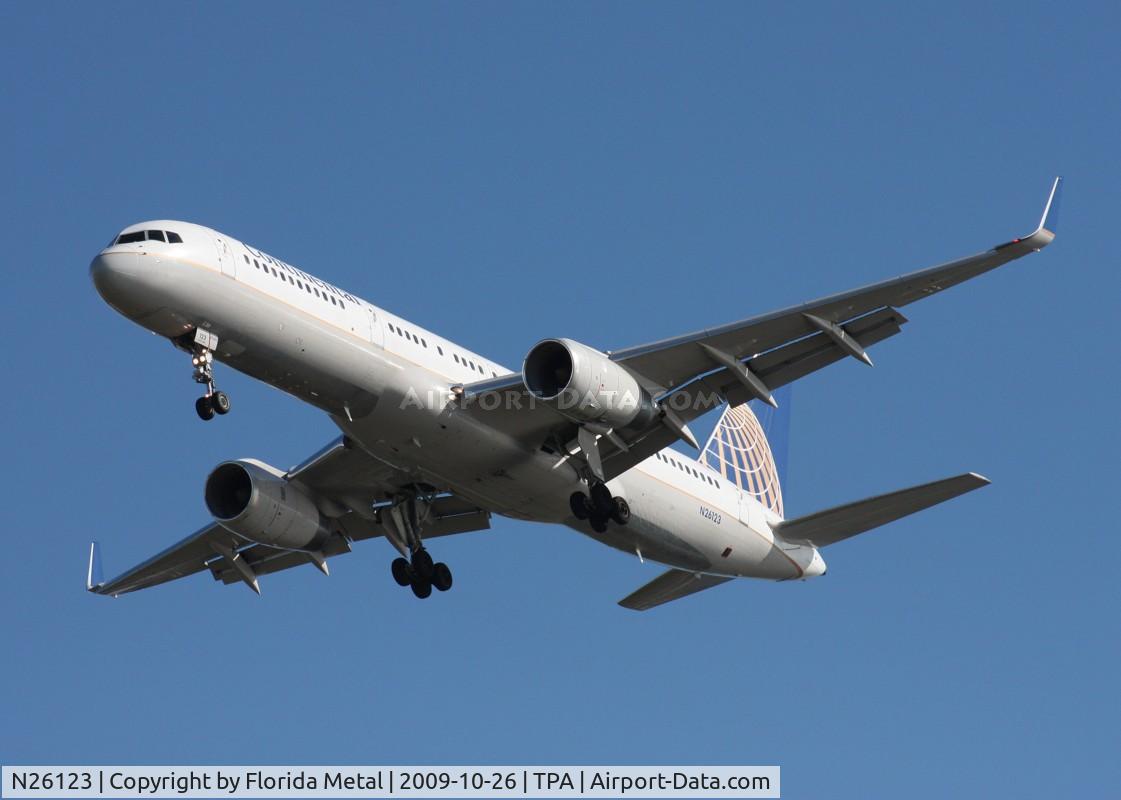 N26123, 1997 Boeing 757-224 C/N 28966, Continental 757