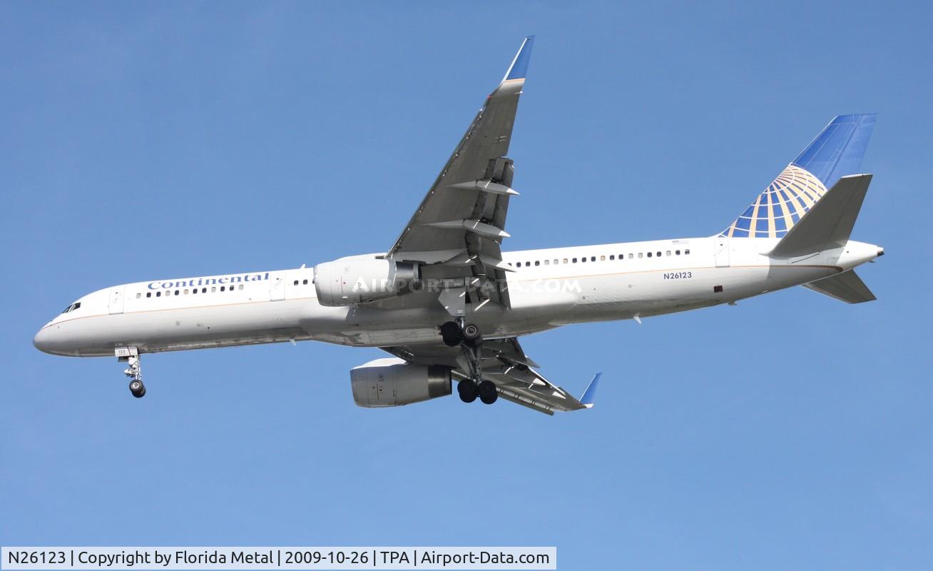 N26123, 1997 Boeing 757-224 C/N 28966, Continental 757-200