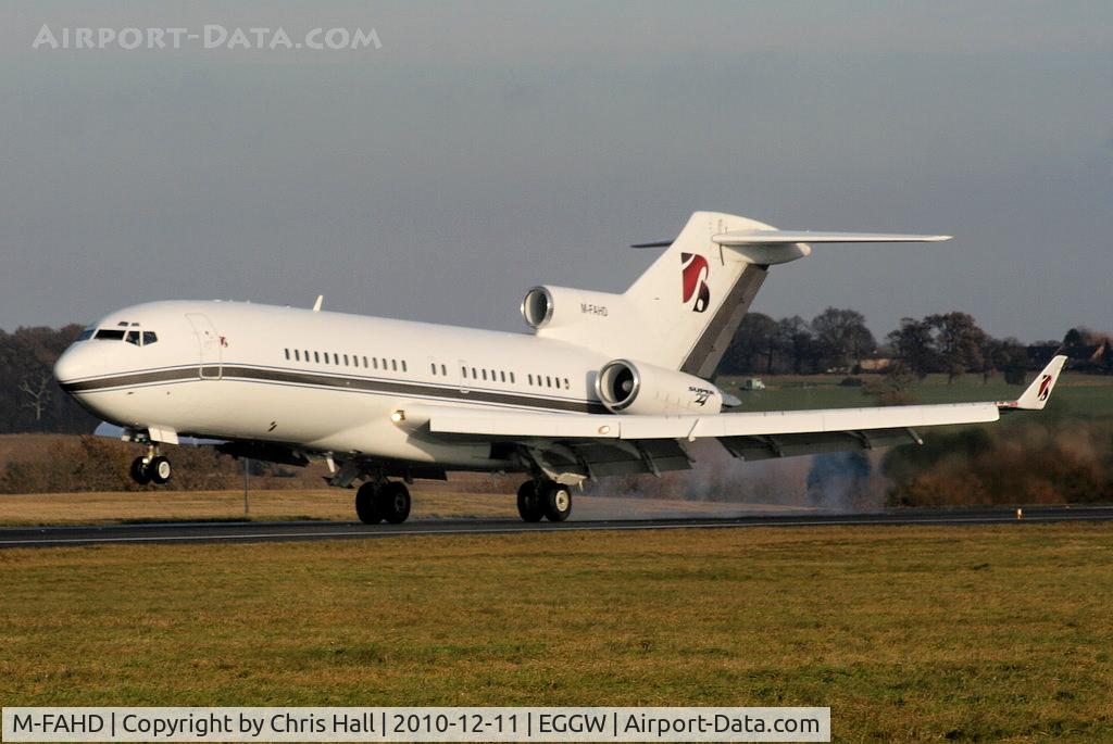 M-FAHD, 1966 Boeing 727-76 C/N 19254, Prime Air Corporation B727 touching down on RW26